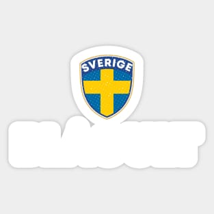 Blagult Sverige Sweden Sticker